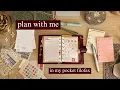plan with me using a planner for my mental health not productivity