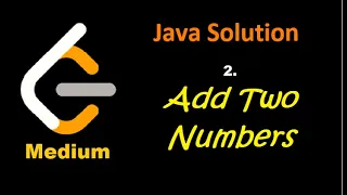 Leetcode 2 Medium Problem Add two numbers Java solution
