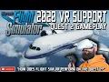 Microsoft Flight Simulator 2020 QUEST 2 Gameplay Trying Flight Sim 2020 VR on Quest 2