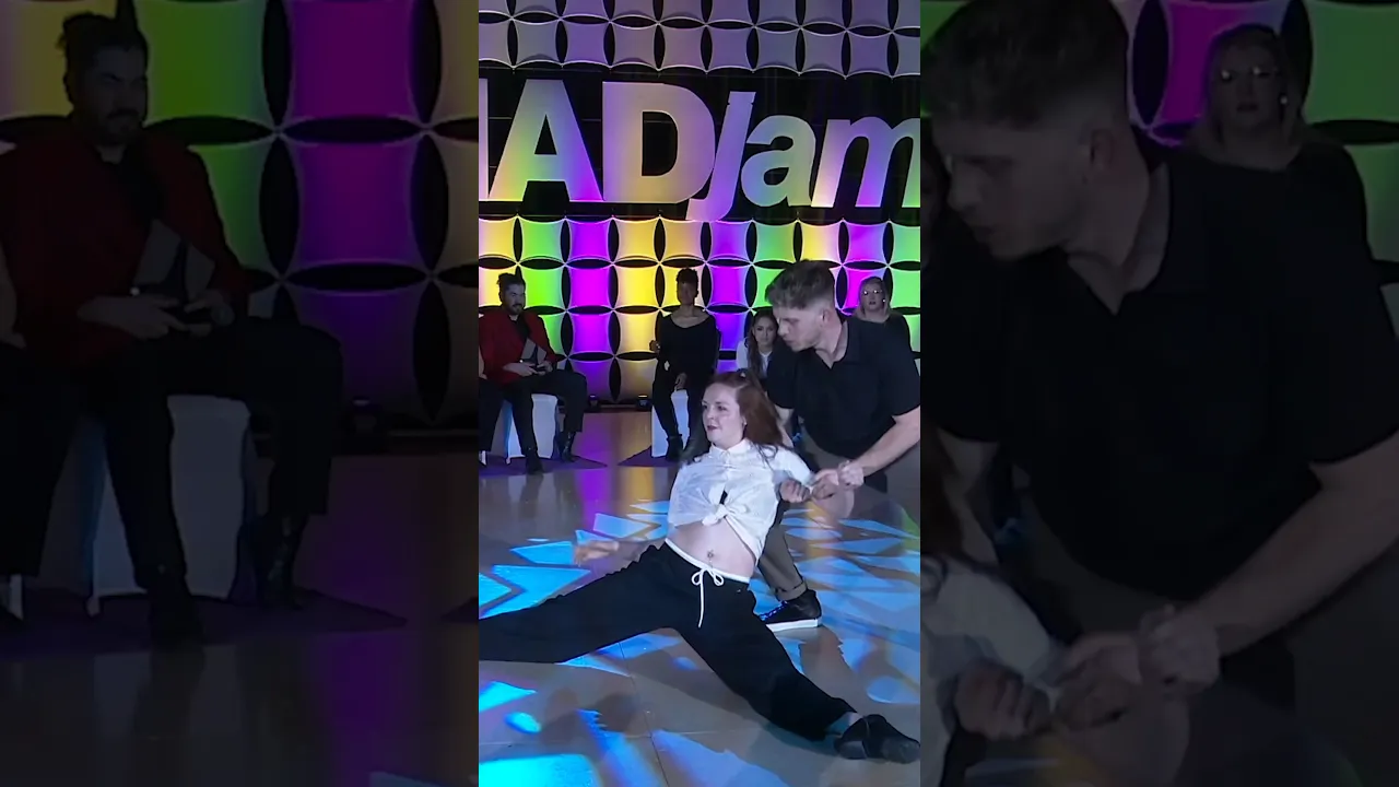 I cannot believe what she did at the end 😂 #westcoastswing #dancevideo