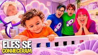 CHEGOU A HORA DO DAVI CONHECER A ZURI *ele amou ela