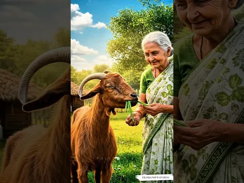Grandma's goat doesn't give milk 😱😱 #ai #woodscraft #shorts