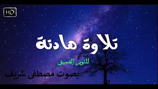 قرآن كريم بصوت جميل للقارئ شريف مصطفى سورة قاف دندنها