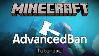 Setup AdvancedBan On Your Minecraft Server Tutorial