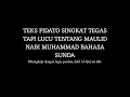 TEKS PIDATO SINGKAT TEGAS TAPI LUCU TENTANG MAULID NABI BAHASA SUNDA