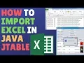 How To Import Excel in Java JTable GUI Swing Application Tutorial - Netbeans