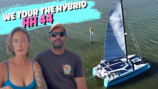 Our Walkthrough of the hybrid Hh44 catamaran ep102   HD 1080p