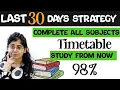 Best 30 Days Strategy to get 95 above Marks in Board Exams 2021 Start From Now
