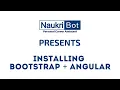 Install Bootstrap 4 in Angular 9 Project