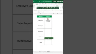 Insert Clickable PDF in Excel Excel tips and tricks