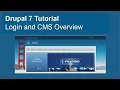 Drupal 7 Tutorial Login and CMS Overview