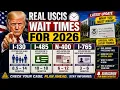I-130 I-485 N-400 I-765 Real USCIS Wait Times for 2026