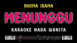 menunggu karaoke nada wanita rhoma irama 