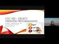 CSC435 Chapter 1 Intro to OOP