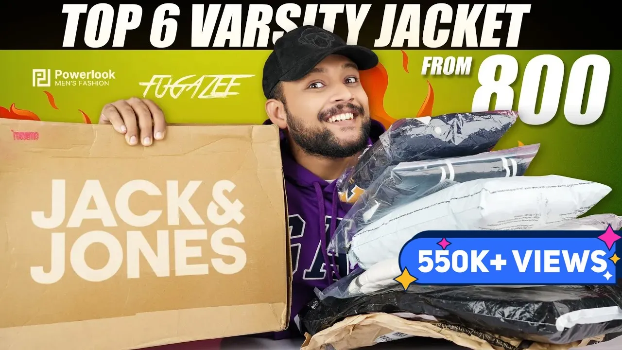 6 Best BUDGET VARSITY JACKET 🔥 BOMBER Winter JACKET for Men Review 2022 | ONE CHANCE