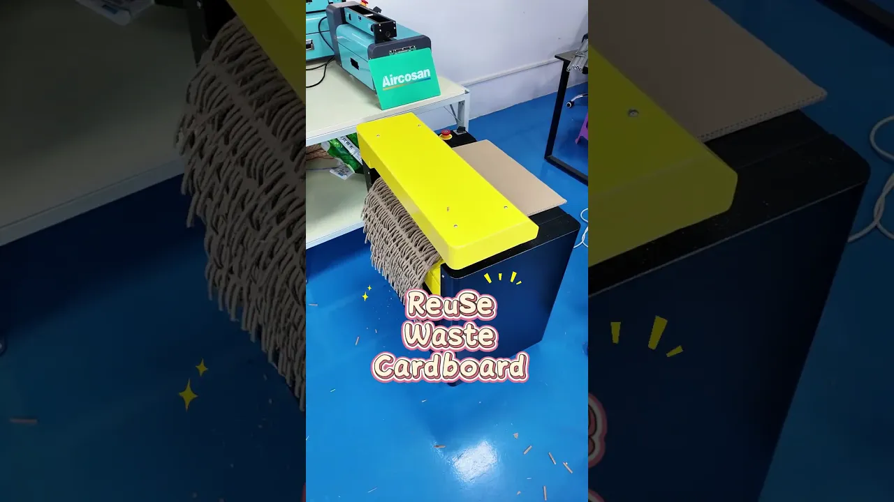 Cardboard Shredder Machine, Eco Cardboard Cushion Maker to Replace Plastic Fill for Factory Packag