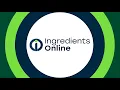 Introducing Ingredients Online