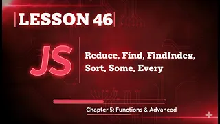 046 JavaScript Array Methods Reduce Find FindIndex Sort Some Every