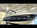 New Model 2026 Sea Ray 230 SDX OB at Lynnhaven Marine