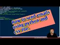 Python Programs Season-1 Episode - 8 How to send emails using CSV file and Python