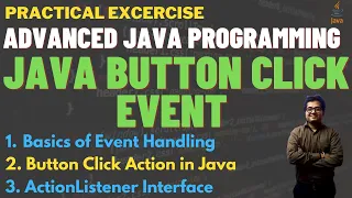 Java AWT Button Click Event Set TextField Value on Button Click How to Write Action Listener