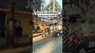 THIS is the NARROWEST Restaurant in NYC