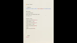 else if conditional statements java programming