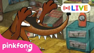 🔴 LIVE! 24 Hours of Scary Wolf Songs & Nursery Rhymes | Halloween Special | Pinkfong LIVE for Mobile