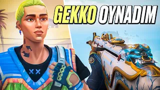 VALORANT YENİ AJAN GEKKO VE ONİ 2.0 İLE OYNADIM!! (İlk Maçım ve Yetenekleri)