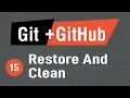 Arabic Learn Git GitHub - Restore And Clean