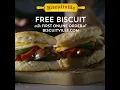 Free Biscuit With First Online Order