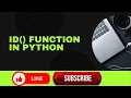 Mastering the id Function in Python Memory Address Object Identity Explained