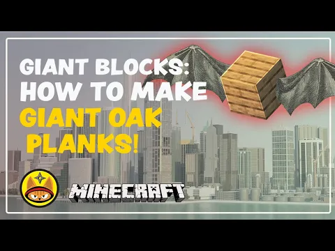 Download MP3 How to make Giant Minecraft Oak Planks! #shorts