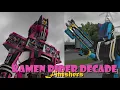 Decade en Diend Finishers in Game Kamen Rider Super Climax Heroes