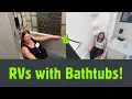 3 RVs with Bathtubs Inside 2025 RVs with Soaking Tubs
