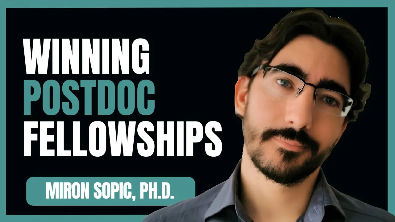 Marie Curie Fellow shares insider tips for writing winning postdoc applications - Miron Sopic, Ph.D.