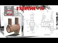 Solidworks CAD Tutorial exercise for beginners