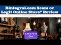 Rintegral com Scam or Legit Online Store Review