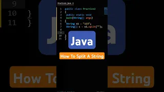 Java How To Split A String