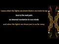 Kamelot - When The Lights Are Down - 2005 - Lyric Video