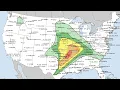 Tornado threat for St Louis Texarkana metro w WXK49 Radars ENH Risk