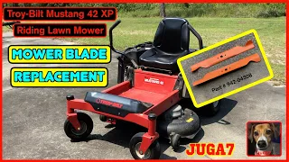 Troy Bilt Mustang 42 XP Riding Lawn Mower Blades Replacement