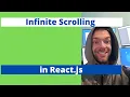 Infinite Scrolling in React js