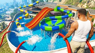 БАССЕЙН ФРАНКЛИНА СТАЛ САМЫМ ГИГАНТСКИМ В ГТА 5! ПРОКАЧАЛ БАССЕЙН ФРАНКЛИНА В GTA 5!