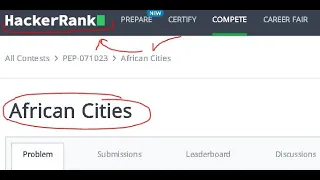 SQL African Cities I HackerRank SQL query SQL basics