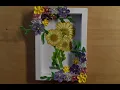 5x7 Shadowbox card with quilled embellishments