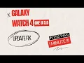Galaxy watch 4 One Ui 5 Update Copying ERROR FIX