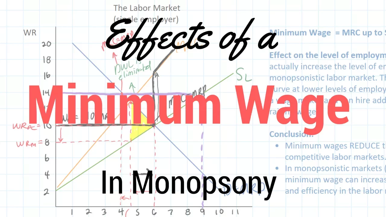 Minimum Wages in Monopsonistic Labor Markets