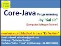 Java newInstance Method in Reflections Java Reflections API Java forName Method