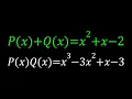 A Homemade System of Two Polynomials
